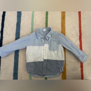 Adorable toddler boy dress shirt baby gap